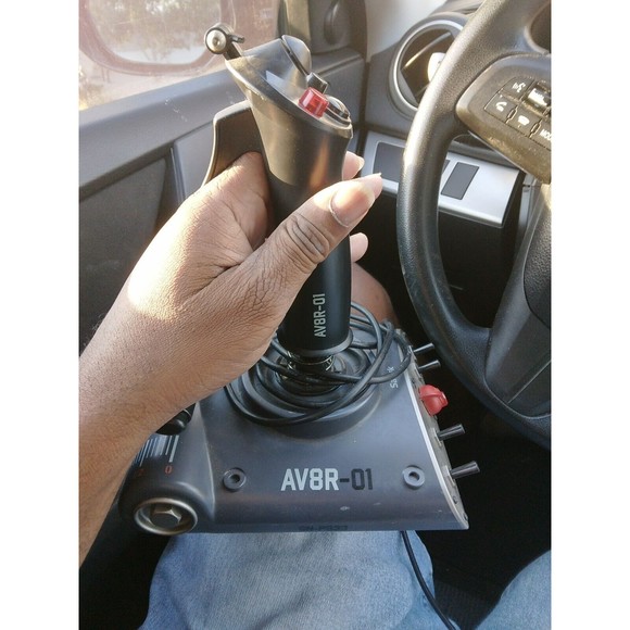 Saitek Aviator AV8R-01 USB Joystick PC Dual Throttle Flight Control